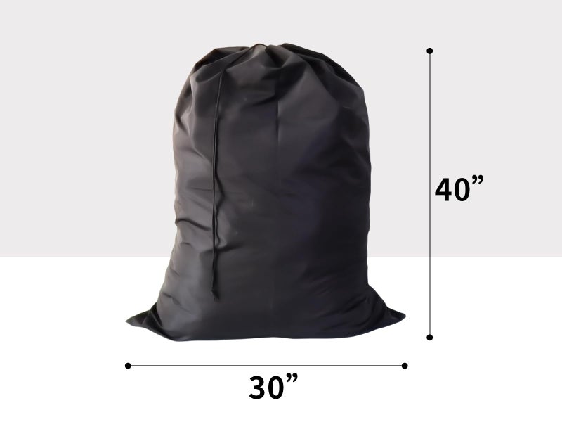YETHAN Extra Large Laundry Bag 6 Pack, Travel Laundry Bags with Drawstring Closure, 30"x40", for college, dorm and apartment dwellers (6Pcs Black) - Image 4